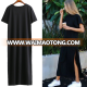 AL1003W New black summer side high slit comfortable maxi dress woman